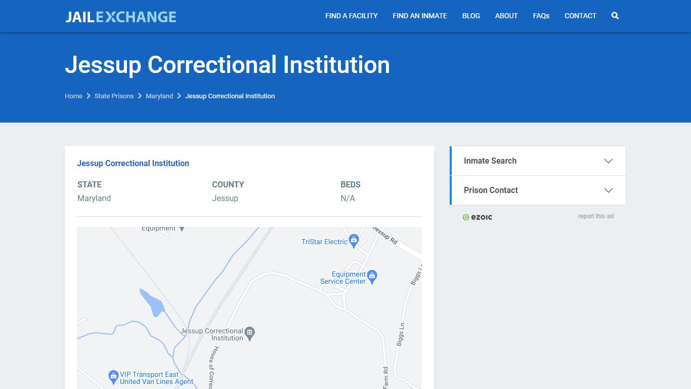 Jessup Correctional Institution Prisoner Search ...