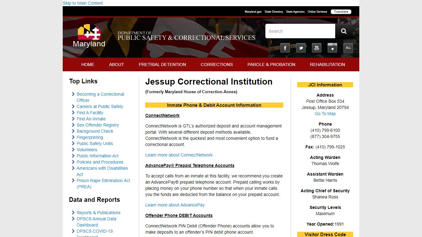 Jessup Correctional Institution